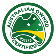 Australian Owned Certified seal for G M Trading
